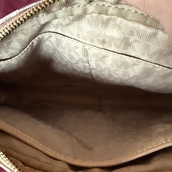 Michael Kors Jet Set Large Checkerboard Crossbody in rose gold - Picture 9 of 9